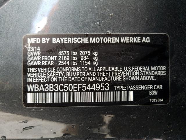 Photo 9 VIN: WBA3B3C50EF544953 - BMW 328 XI 