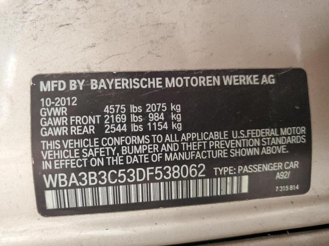 Photo 9 VIN: WBA3B3C53DF538062 - BMW 328 XI 