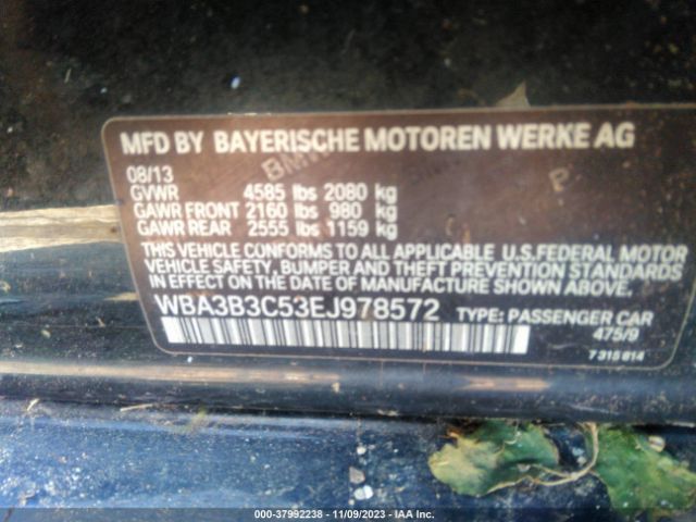 Photo 8 VIN: WBA3B3C53EJ978572 - BMW 328I 