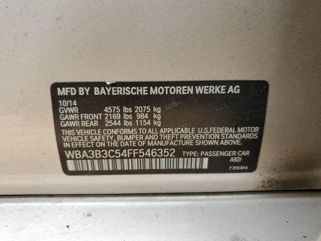 Photo 11 VIN: WBA3B3C54FF546352 - BMW 3 SERIES 