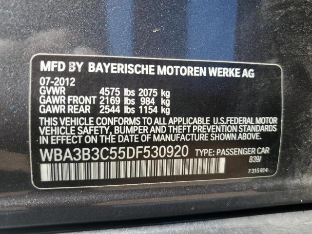 Photo 11 VIN: WBA3B3C55DF530920 - BMW 3 SERIES 