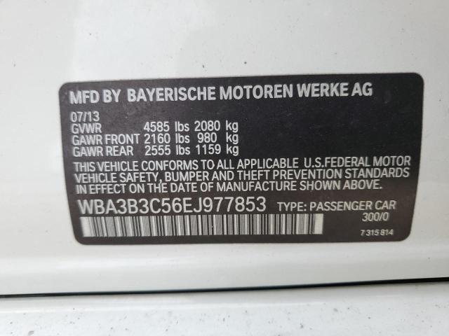 Photo 11 VIN: WBA3B3C56EJ977853 - BMW 3 SERIES 