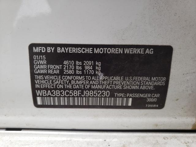 Photo 9 VIN: WBA3B3C58FJ985230 - BMW 328 XI 