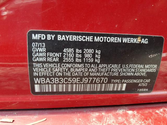 Photo 9 VIN: WBA3B3C59EJ977670 - BMW 328 XI 