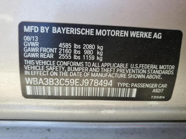 Photo 11 VIN: WBA3B3C59EJ978494 - BMW 3 SERIES 