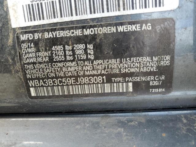 Photo 12 VIN: WBA3B3C59EJ983081 - BMW 3 SERIES 