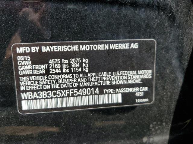 Photo 11 VIN: WBA3B3C5XFF549014 - BMW 3 SERIES 