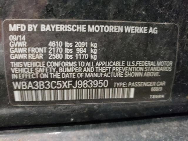 Photo 11 VIN: WBA3B3C5XFJ983950 - BMW 3 SERIES 