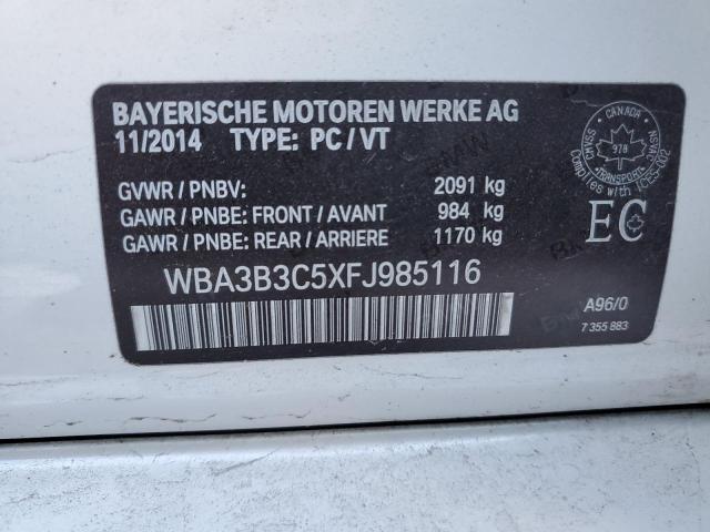 Photo 11 VIN: WBA3B3C5XFJ985116 - BMW 3 SERIES 