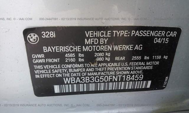 Photo 8 VIN: WBA3B3G50FNT18459 - BMW 328 