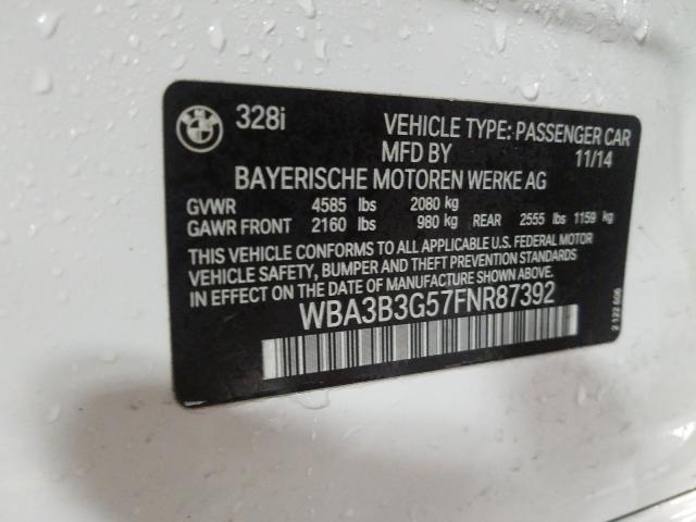 Photo 9 VIN: WBA3B3G57FNR87392 - BMW 328 XI 