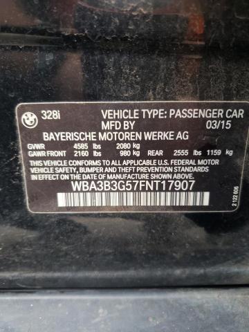 Photo 11 VIN: WBA3B3G57FNT17907 - BMW 3 SERIES 