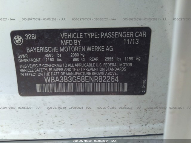 Photo 8 VIN: WBA3B3G58ENR82264 - BMW 3 