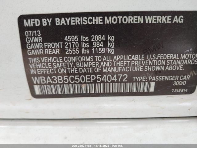 Photo 8 VIN: WBA3B5C50EP540472 - BMW 328I 