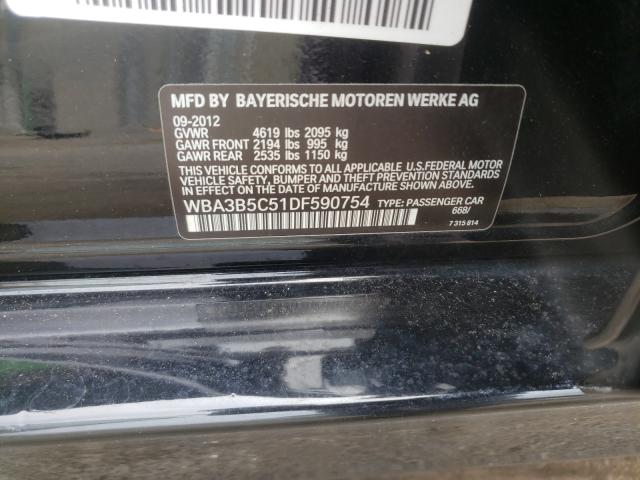 Photo 9 VIN: WBA3B5C51DF590754 - BMW 328 XI SUL 