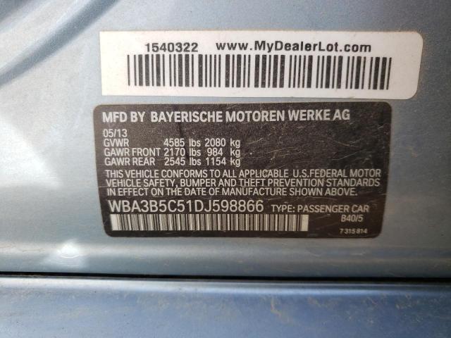 Photo 9 VIN: WBA3B5C51DJ598866 - BMW 328 XI SUL 