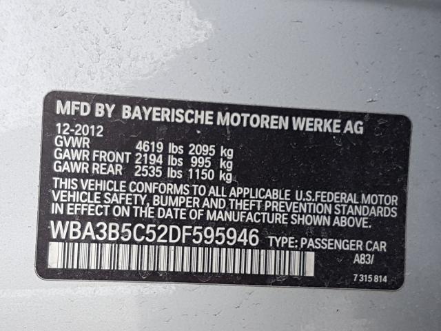 Photo 9 VIN: WBA3B5C52DF595946 - BMW 328 XI SUL 