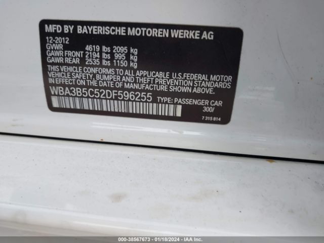 Photo 8 VIN: WBA3B5C52DF596255 - BMW 328I 