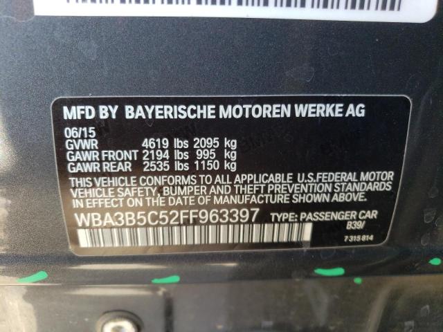 Photo 9 VIN: WBA3B5C52FF963397 - BMW 328 XI SUL 