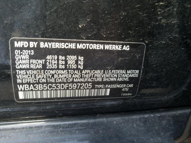 Photo 9 VIN: WBA3B5C53DF597205 - BMW 328 XI SUL 