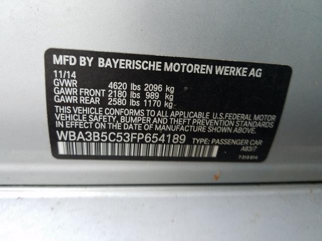 Photo 9 VIN: WBA3B5C53FP654189 - BMW 328 XI SUL 