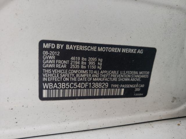 Photo 9 VIN: WBA3B5C54DF138829 - BMW 328 XI SUL 