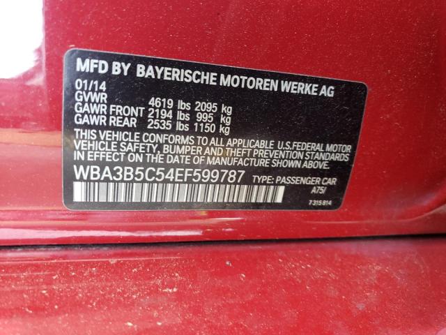 Photo 11 VIN: WBA3B5C54EF599787 - BMW 3 SERIES 