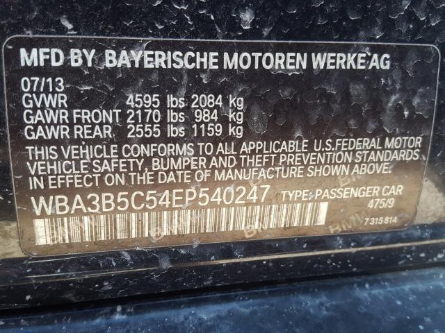 Photo 9 VIN: WBA3B5C54EP540247 - BMW 328 XI SUL 