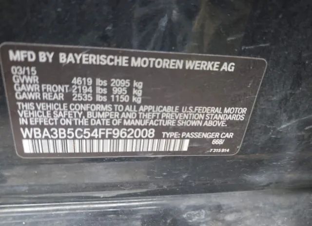 Photo 8 VIN: WBA3B5C54FF962008 - BMW 328I 