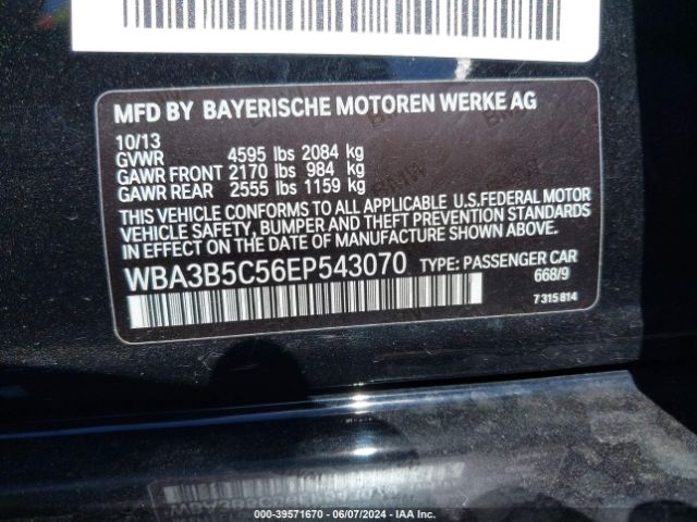 Photo 8 VIN: WBA3B5C56EP543070 - BMW 328I 