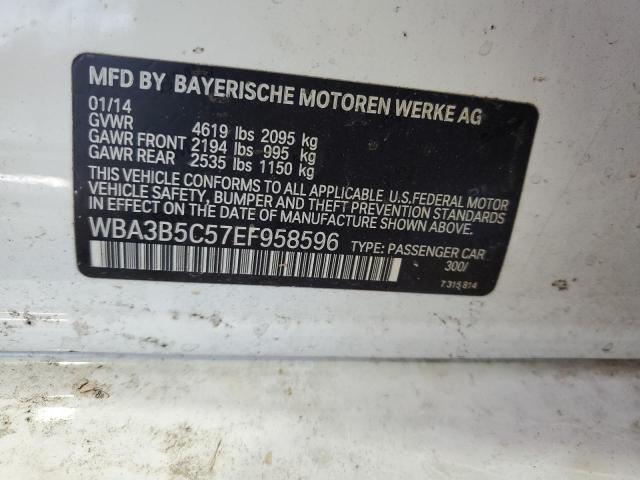 Photo 12 VIN: WBA3B5C57EF958596 - BMW 3 SERIES 