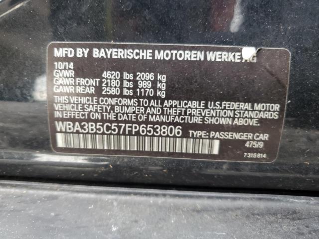 Photo 11 VIN: WBA3B5C57FP653806 - BMW 3 SERIES 