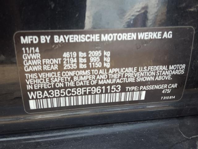 Photo 9 VIN: WBA3B5C58FF961153 - BMW 328 XI SUL 