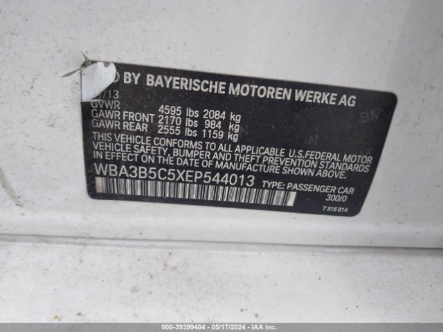 Photo 8 VIN: WBA3B5C5XEP544013 - BMW 328 