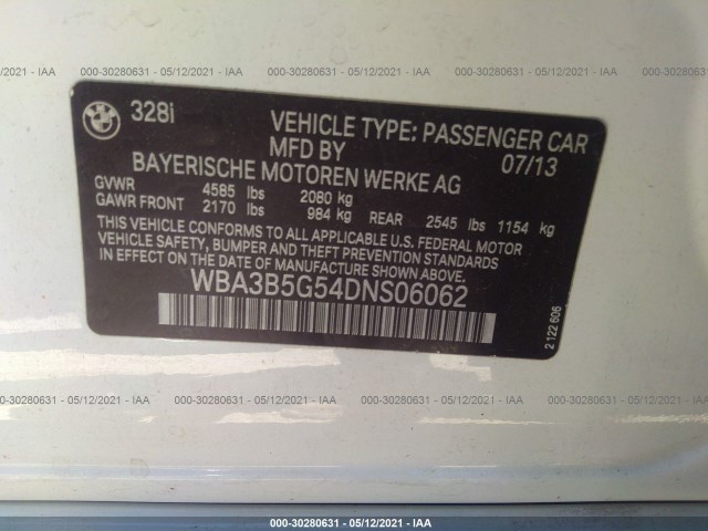 Photo 8 VIN: WBA3B5G54DNS06062 - BMW 3 