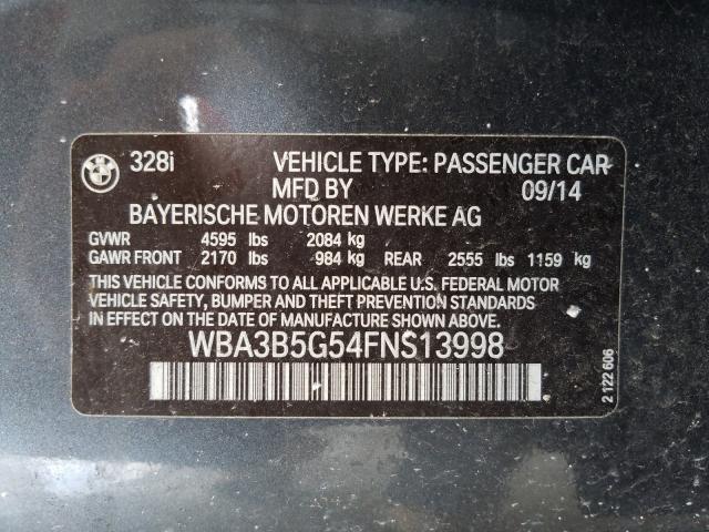 Photo 9 VIN: WBA3B5G54FNS13998 - BMW 328 XI SUL 