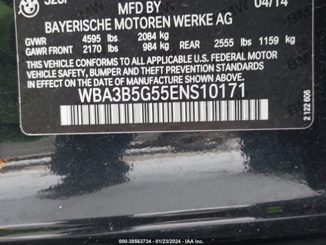 Photo 8 VIN: WBA3B5G55ENS10171 - BMW 328I 