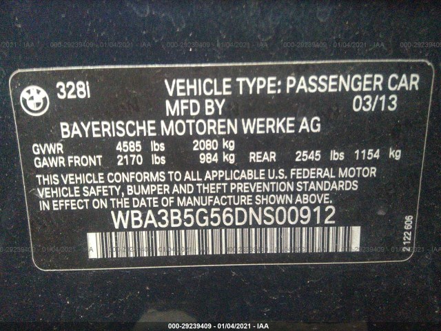 Photo 8 VIN: WBA3B5G56DNS00912 - BMW 3 