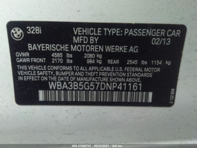 Photo 8 VIN: WBA3B5G57DNP41161 - BMW 3 