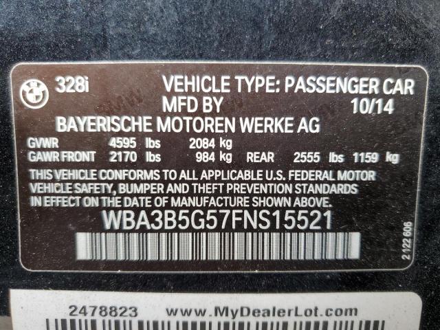 Photo 9 VIN: WBA3B5G57FNS15521 - BMW 328 XI SUL 