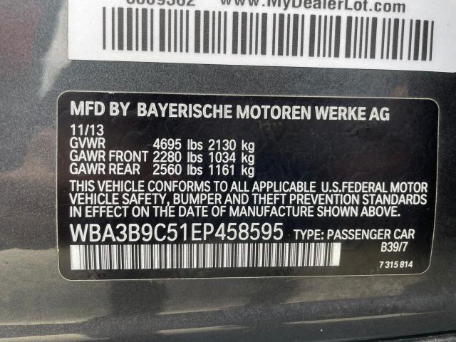 Photo 9 VIN: WBA3B9C51EP458595 - BMW 335 XI 