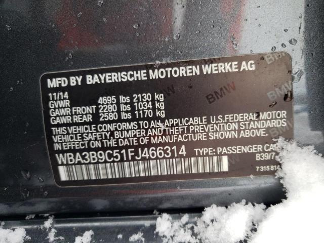 Photo 11 VIN: WBA3B9C51FJ466314 - BMW 335 XI 