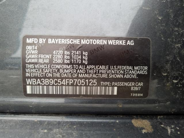 Photo 9 VIN: WBA3B9C54FP705125 - BMW 335 XI 