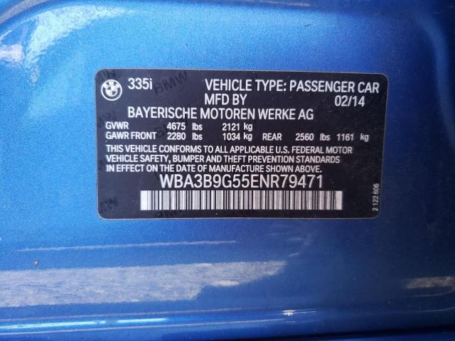 Photo 11 VIN: WBA3B9G55ENR79471 - BMW 335 XI 