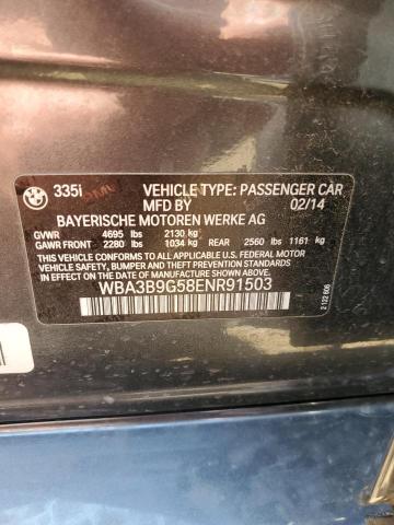 Photo 11 VIN: WBA3B9G58ENR91503 - BMW 335I 