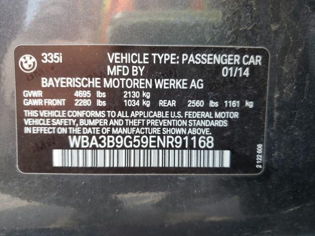 Photo 9 VIN: WBA3B9G59ENR91168 - BMW 335 XI 