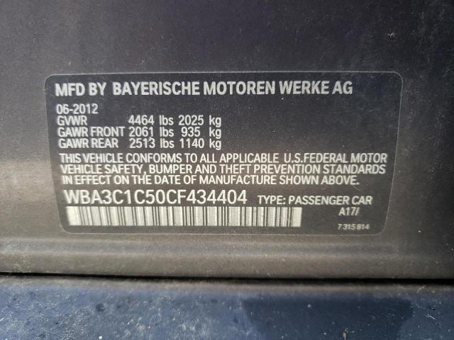 Photo 9 VIN: WBA3C1C50CF434404 - BMW 328 I SULE 