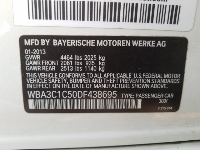 Photo 9 VIN: WBA3C1C50DF438695 - BMW 328 I SULE 