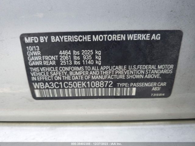 Photo 8 VIN: WBA3C1C50EK108872 - BMW 328I 