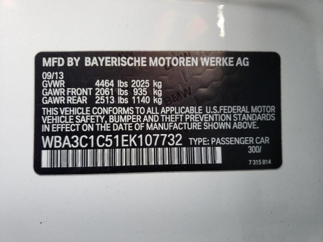 Photo 11 VIN: WBA3C1C51EK107732 - BMW 328 I SULE 